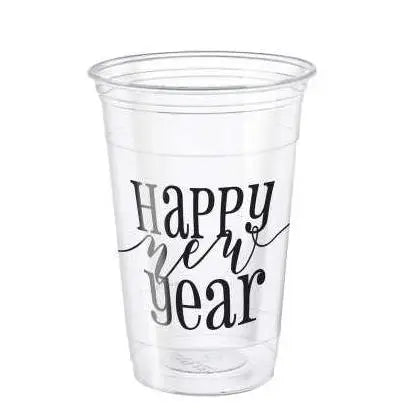 16oz Plastic Cups - Happy New Year 8ct Shatterproof Cups Party Expo LLC