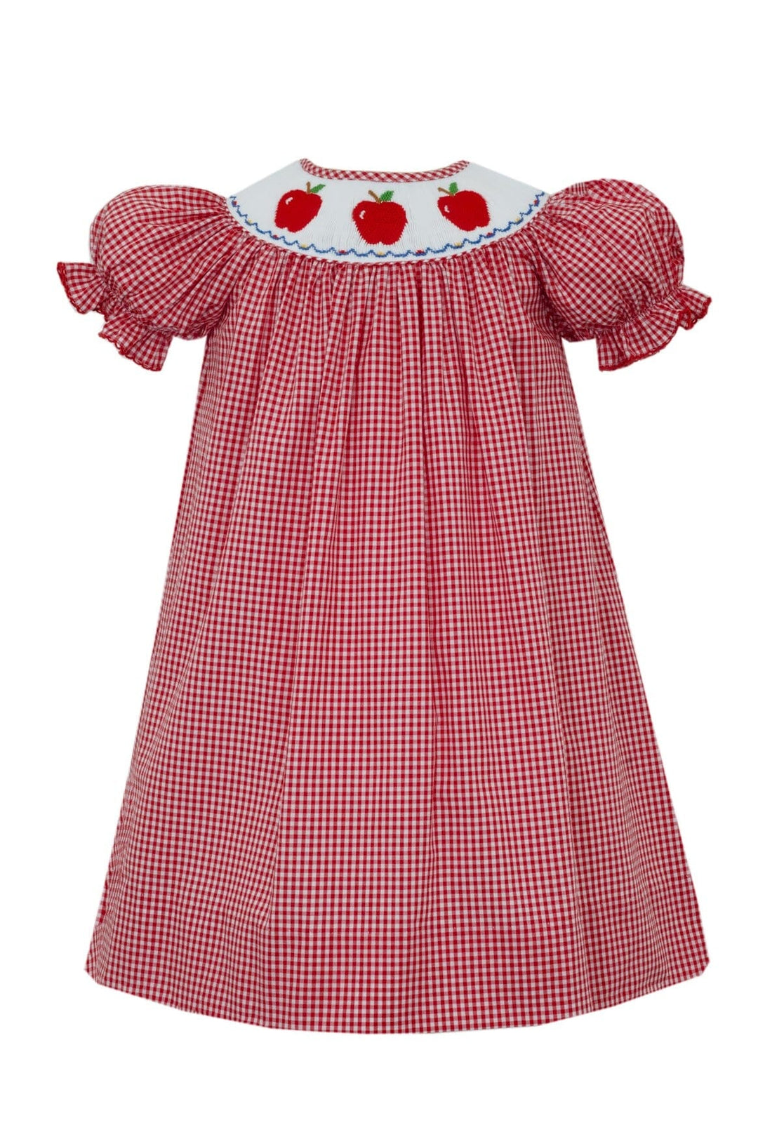 Apple Smocked Bishop Dress Girl Dress Velani