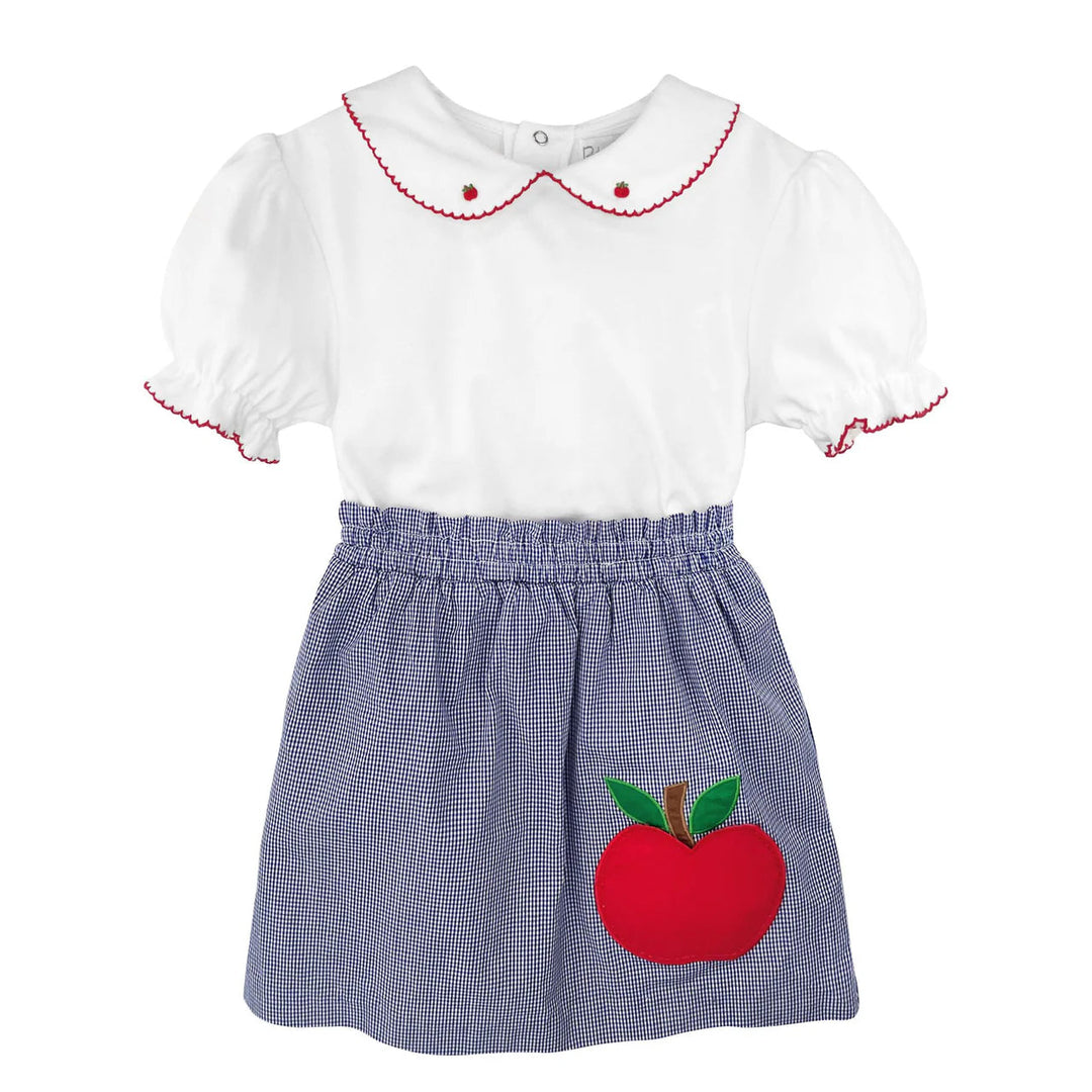 Apple Top Skort Set Girl Short Set Petit Ami