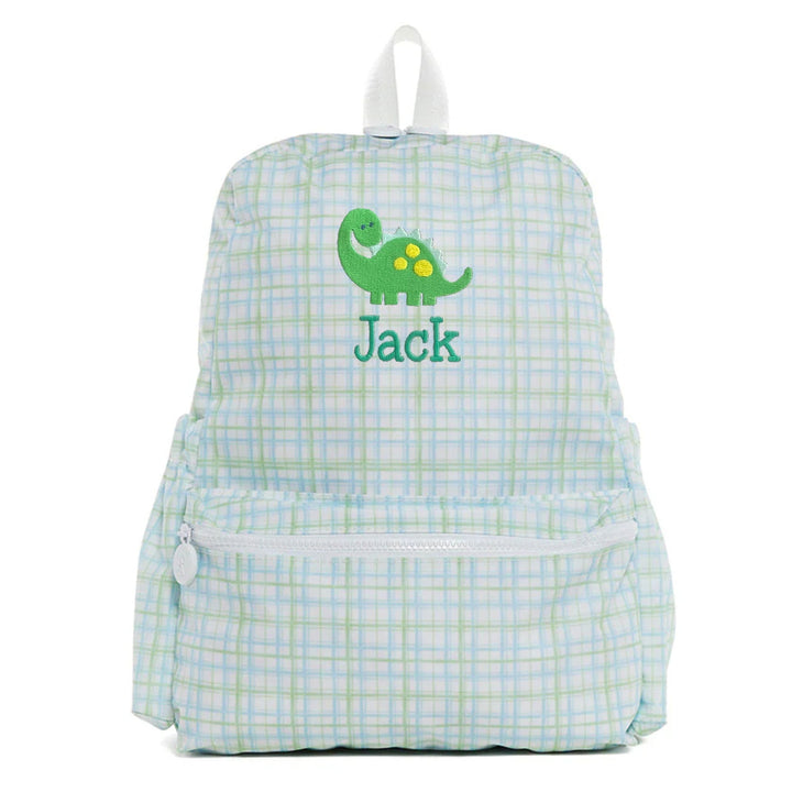 Backpacker Backpack Child Backpack TRVL Design Classic Plaid - Green