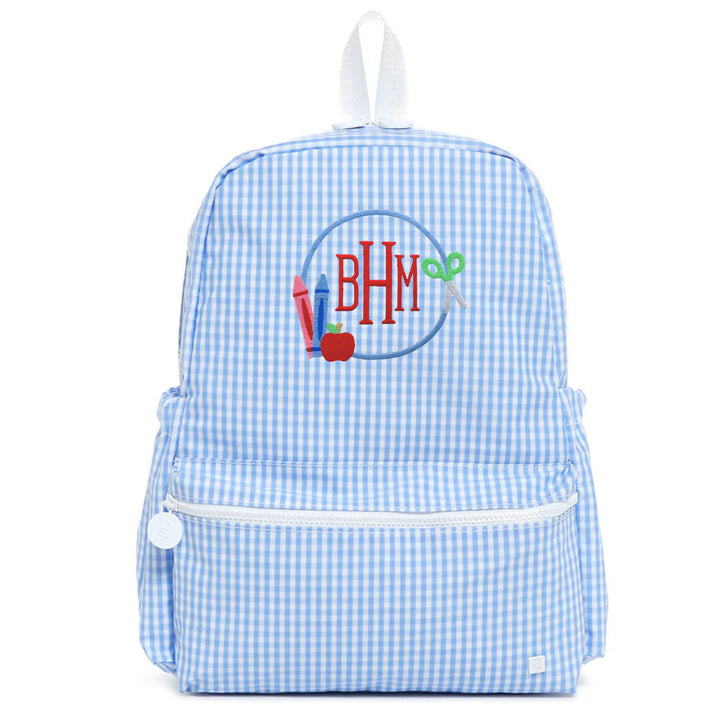 Backpacker Backpack Child Backpack TRVL Design Sky Blue
