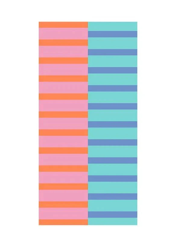 Beach Towel - Pink & Teal Beach Towels Mary Square