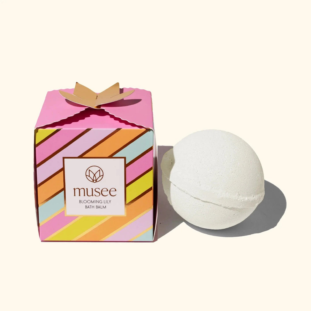 Blooming Lily Luxe Boxed Bath Balm Bath Bomb Musee