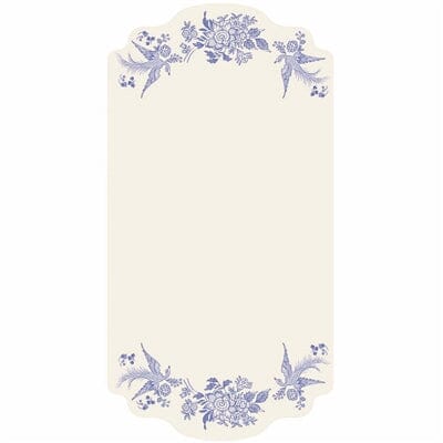 Blue Asiatic Pheasants Table Card Place Cards Hester and Cook