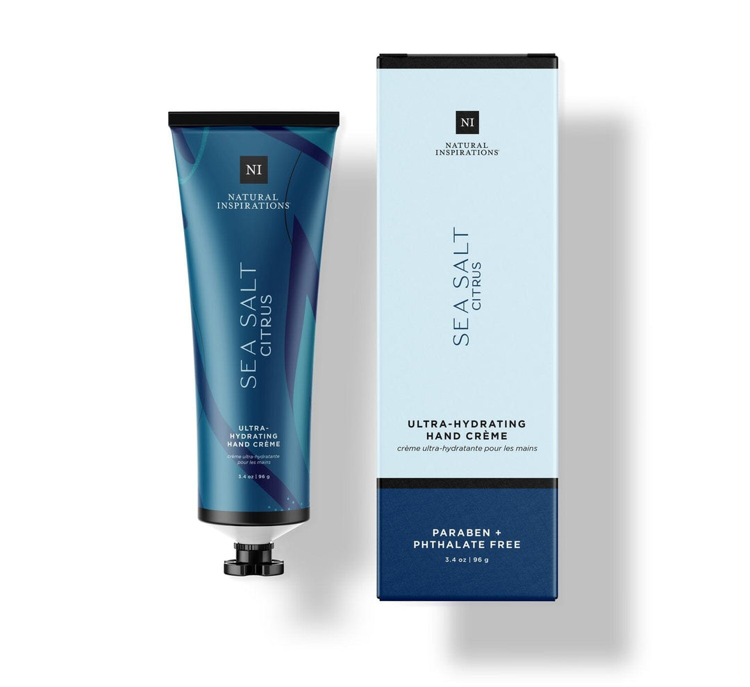 Boxed Hand Crème 3.4 oz - Sea Salt Citrus Men's Skin Care Natural Inspirations