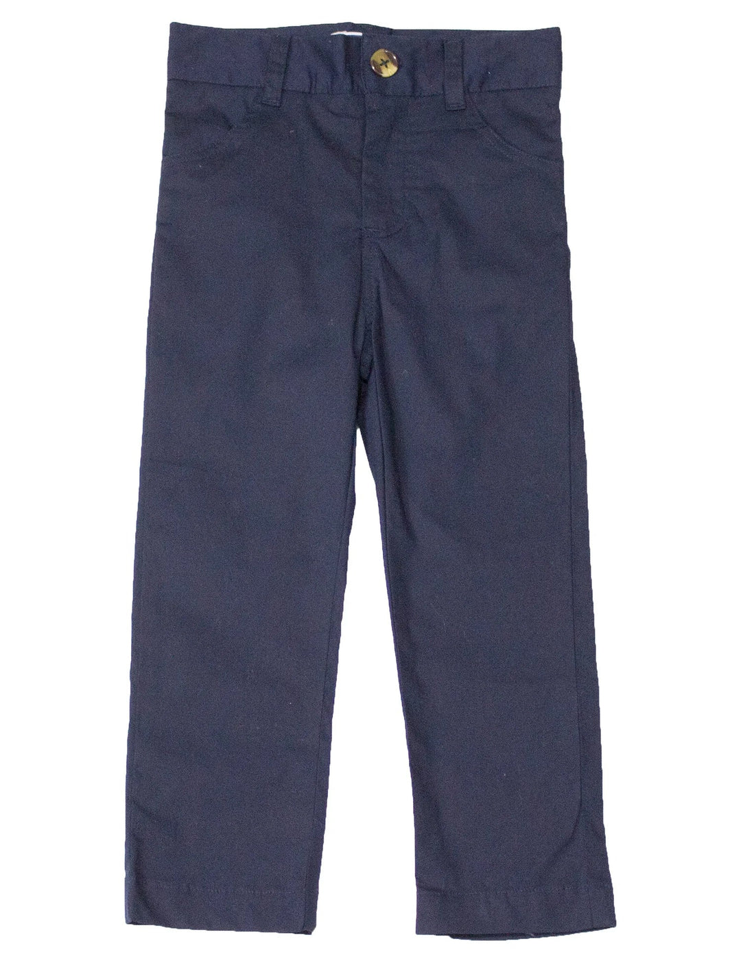 Boys Charleston Pant - Navy Boy Pants Properly Tied