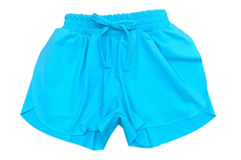Butterfly Shorts - Bright Blue Girl Short Be Elizabeth