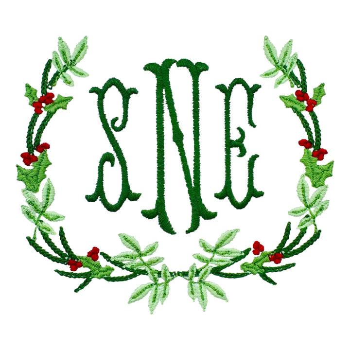 Christmas Embroidery Options Holiday Embroidery The Horseshoe Crab