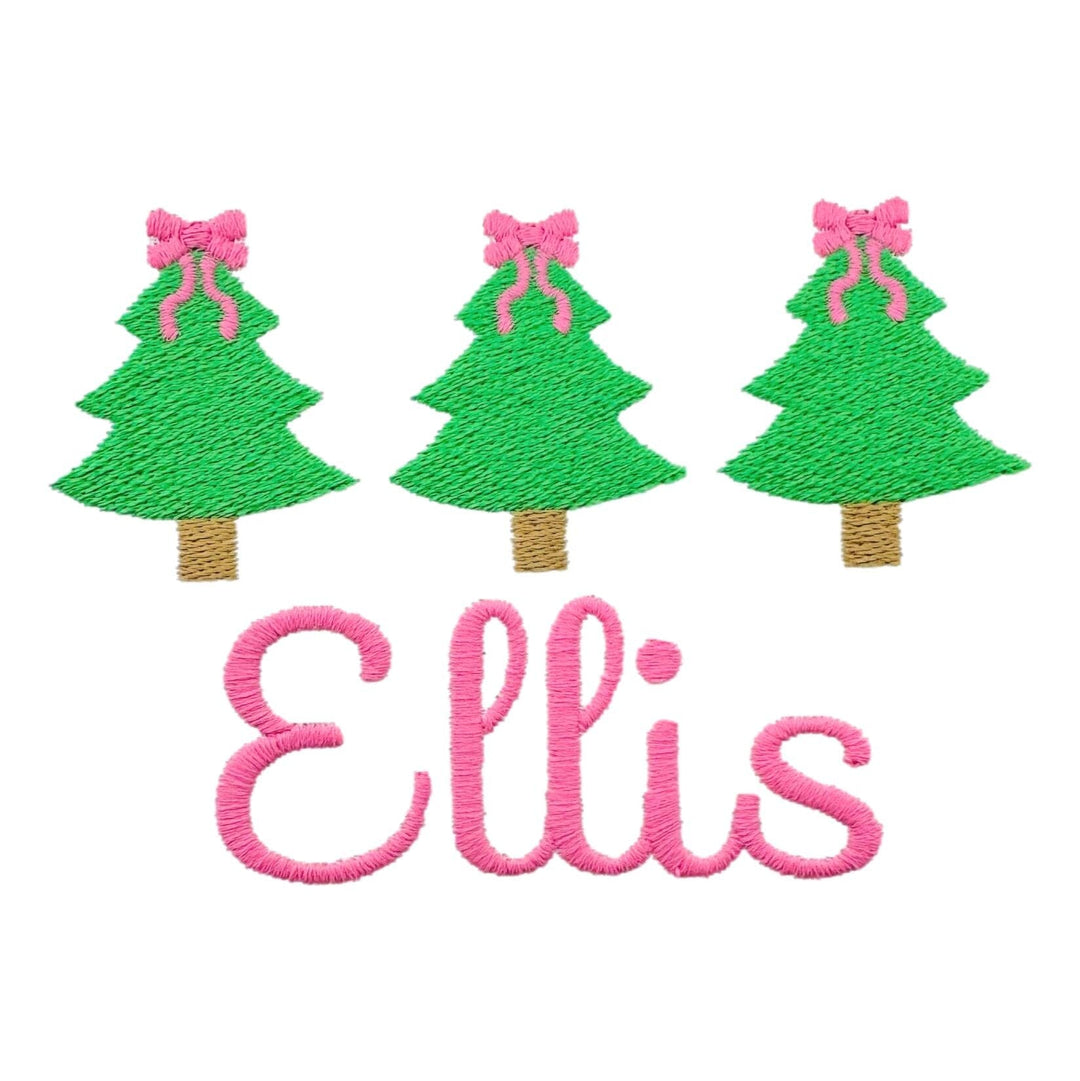 Christmas Embroidery Options Holiday Embroidery The Horseshoe Crab Christmas Tree Trio Filled