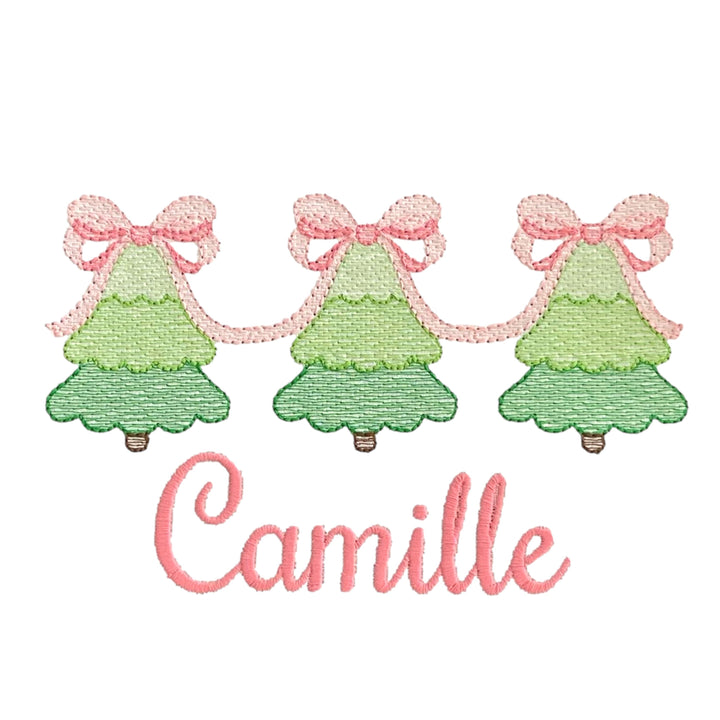 Christmas Embroidery Options Holiday Embroidery The Horseshoe Crab Christmas Trees Bows