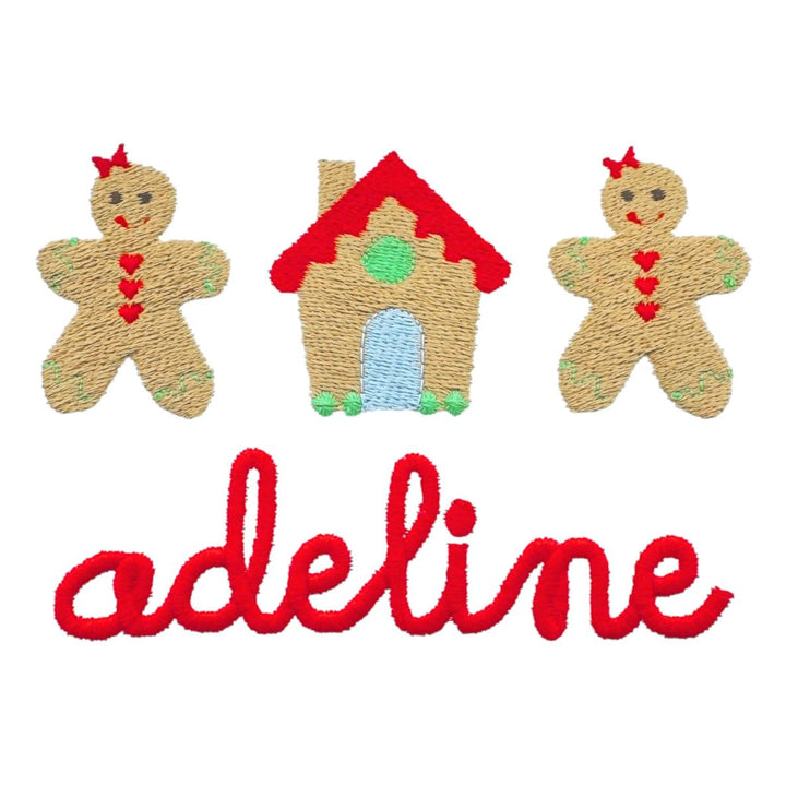 Christmas Embroidery Options Holiday Embroidery The Horseshoe Crab Gingerbread Mini Trio