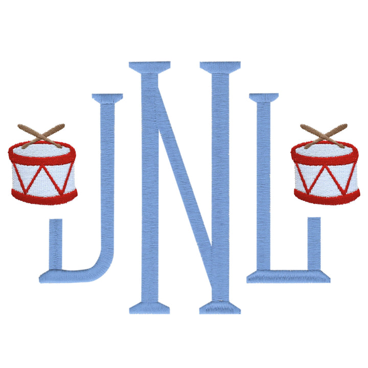 Christmas Embroidery Options Holiday Embroidery The Horseshoe Crab Mini Drums
