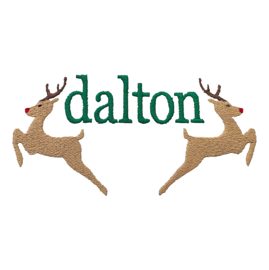 Christmas Embroidery Options Holiday Embroidery The Horseshoe Crab Reindeer Double Boy