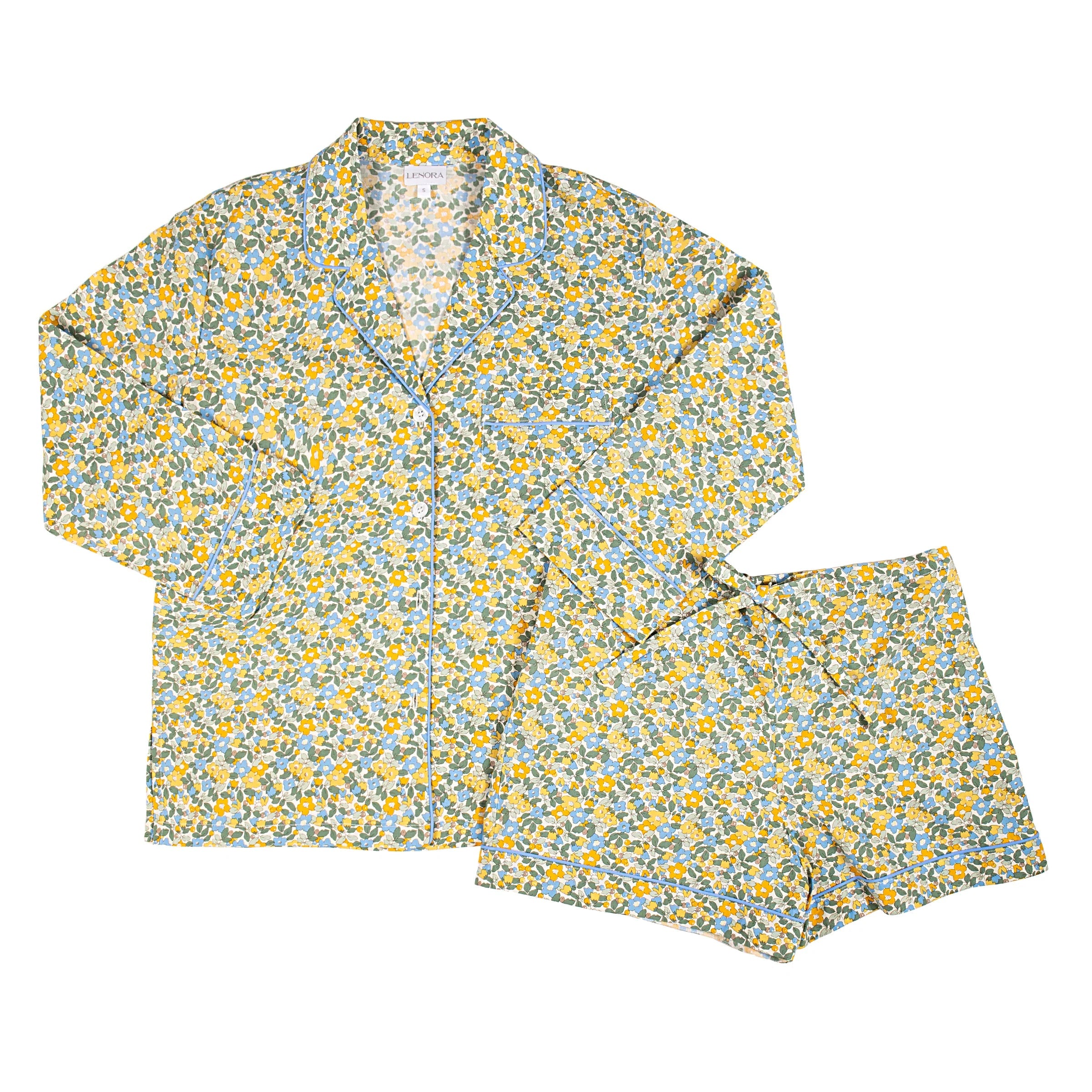 Amazon.com: ZWPINITUP Banana Yellow Shorts Pajamas Set