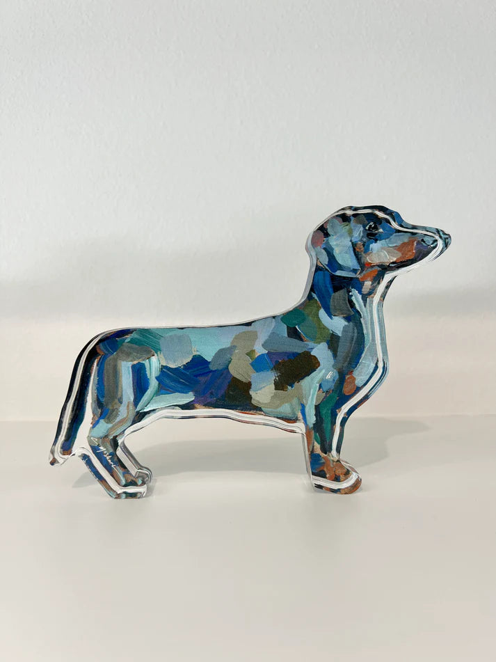 Dachshund Acrylic Cut Out Home Decor Chelsea McShane
