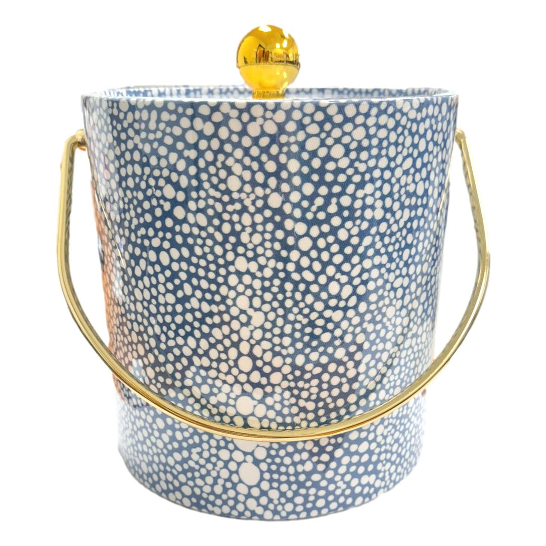 Denim Speckles Ice Bucket Ice Bucket Holly Stuart