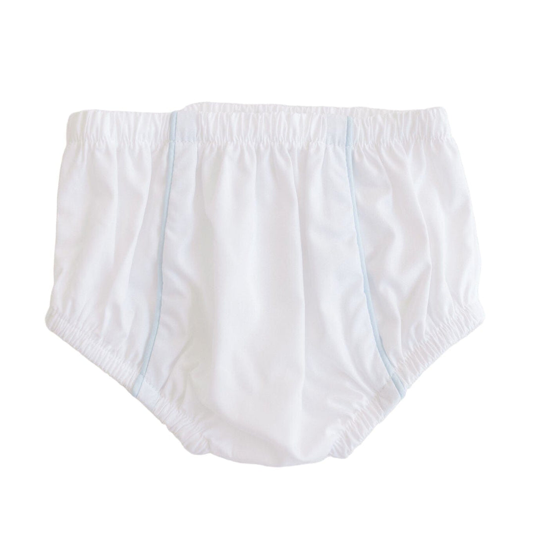 Diaper Cover – Blue Trim Boy Diaper Set Minnow