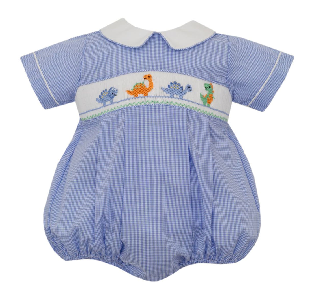 Dinosaur Smocked Boy Bubble Boy Bubble Petit Bebe