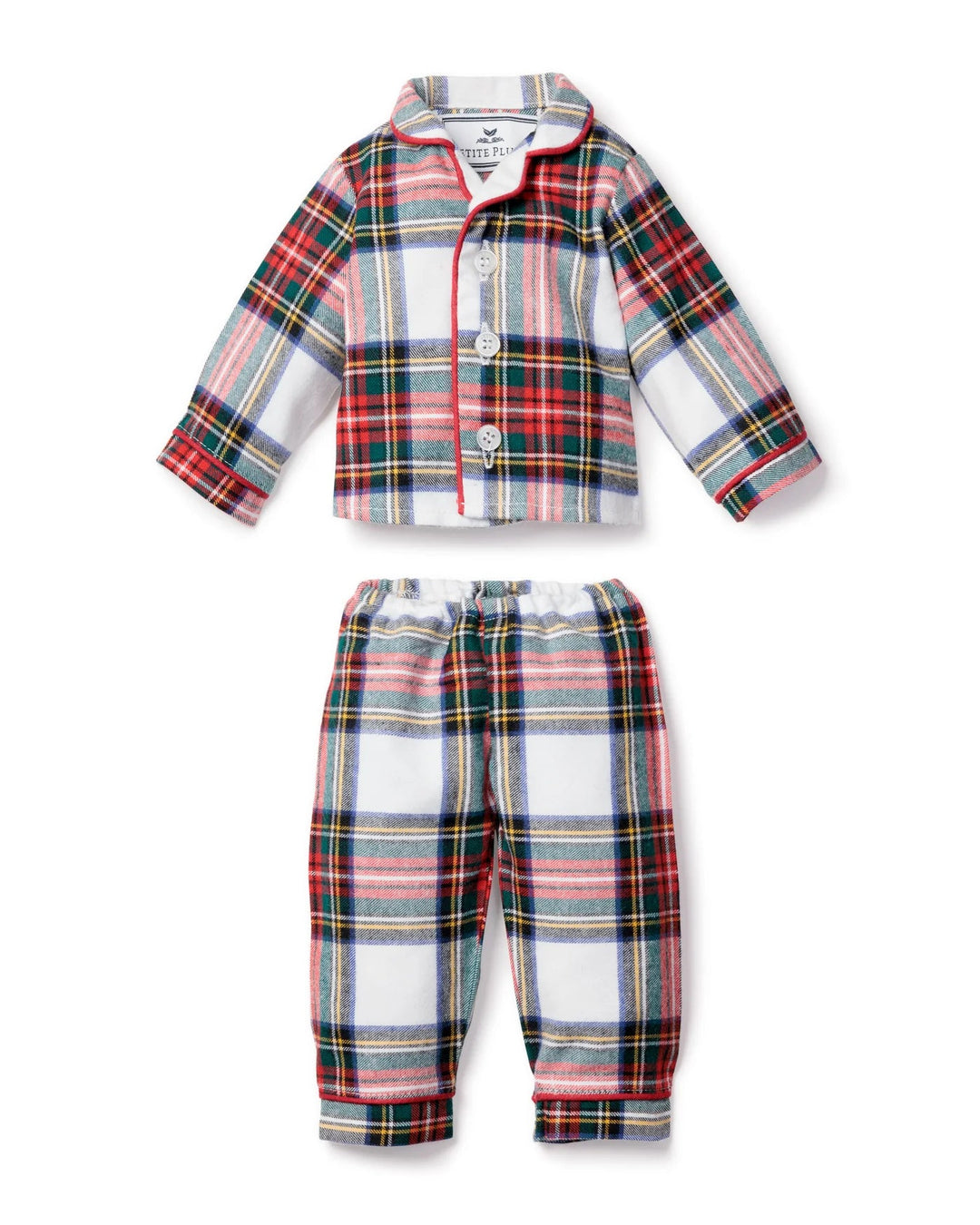 Doll Pajamas - Balmoral Tartan Girl Pajamas Petite Plume