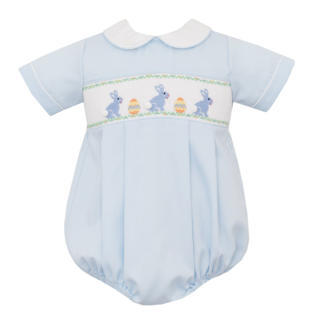 Easter Bunnies and Eggs Smocked Bubble Boy Bubble Anavini
