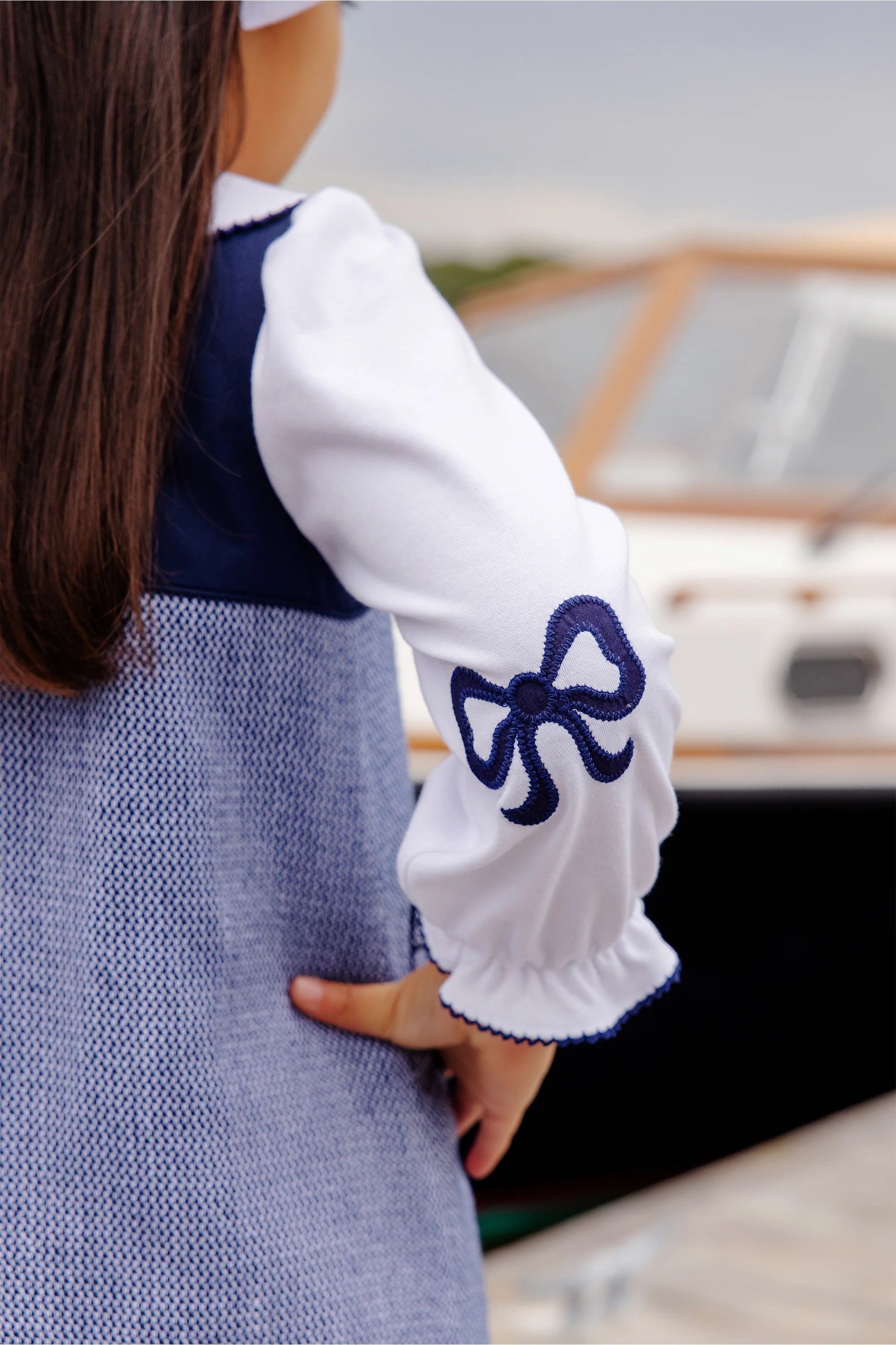 Emma's Elbow Patch Top main image 1