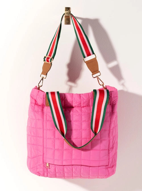Ezra Travel Tote - Pink Tote Shiraleah