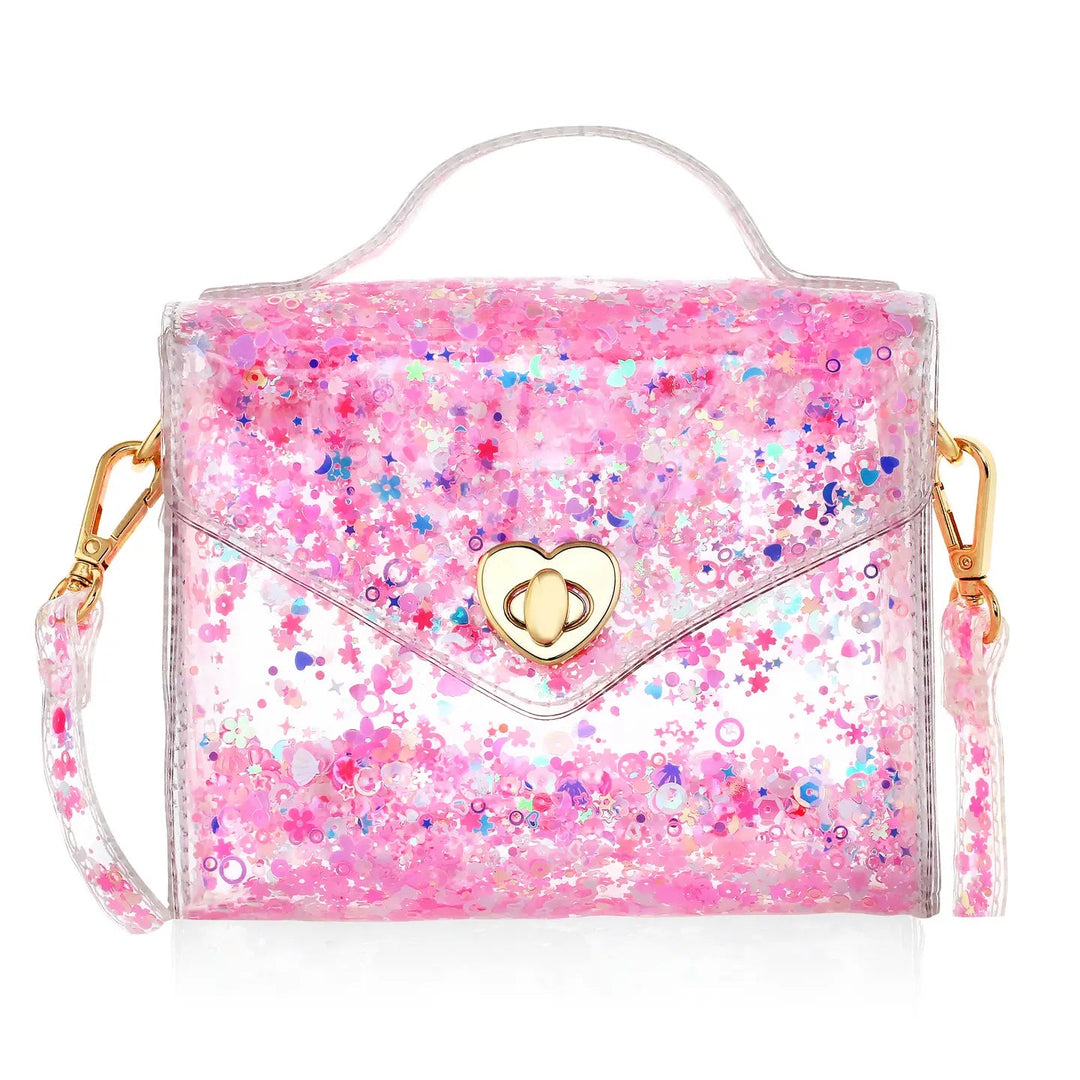 Gussie Purse - Pink Sparkle Girl Purse Carrying Kind