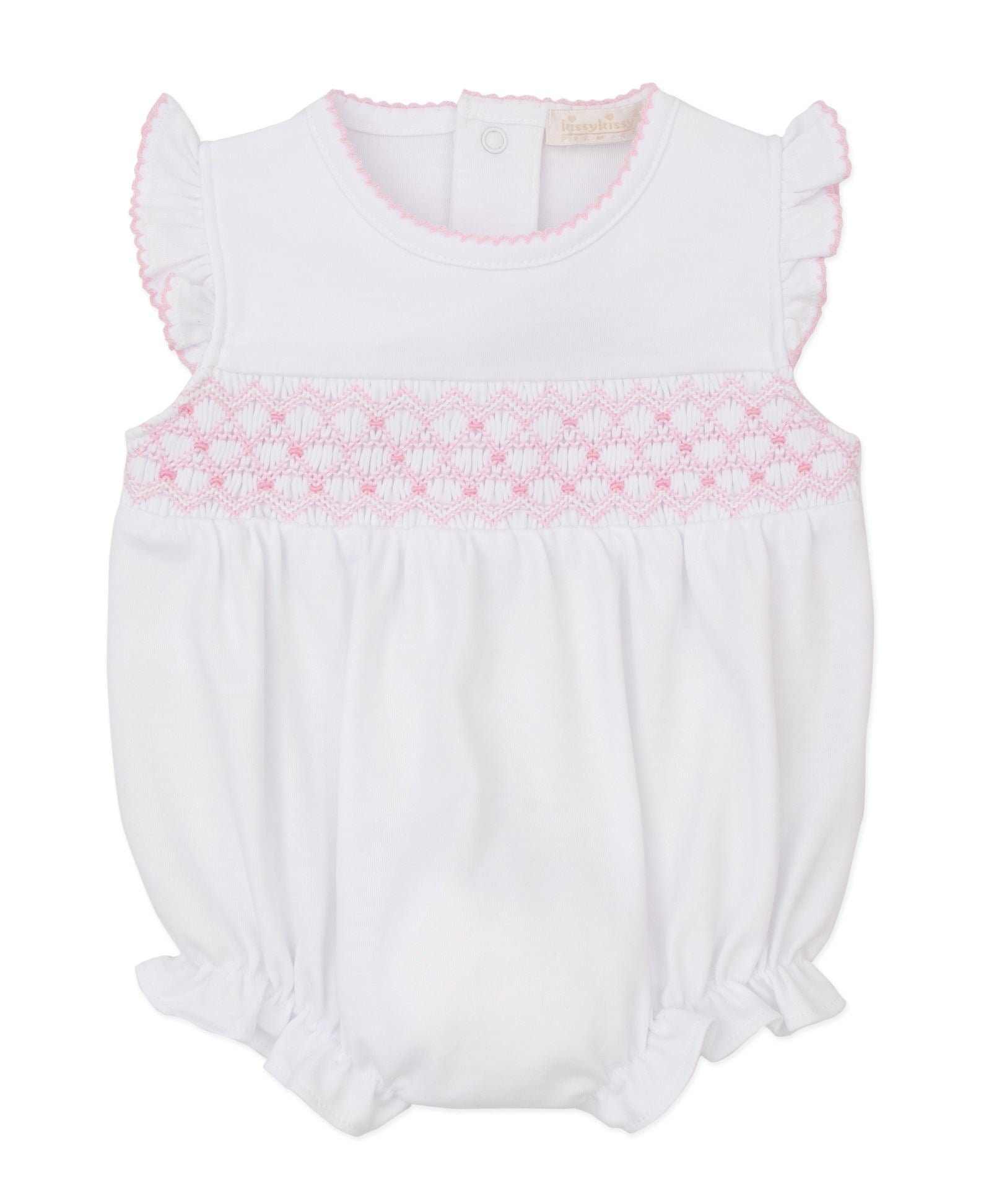 Pink Lone Star Toile Smocked Bubble main image 0