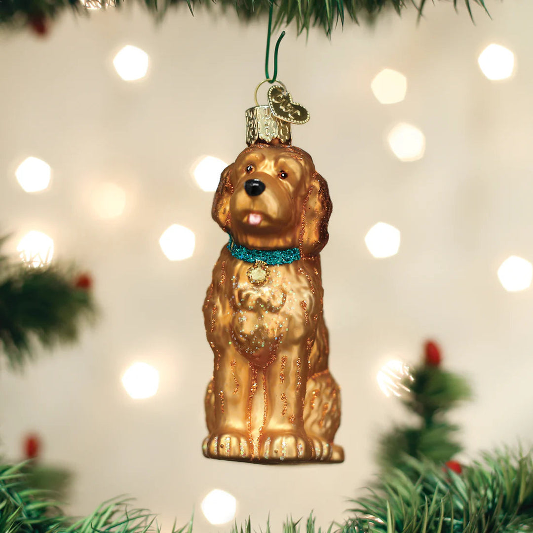 Irish Doodle Christmas Ornament Old World Christmas