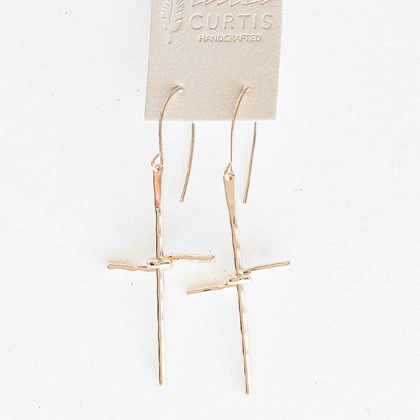 Leah Cross Earrings Womens Earrings Leslie Curtis Jewelry