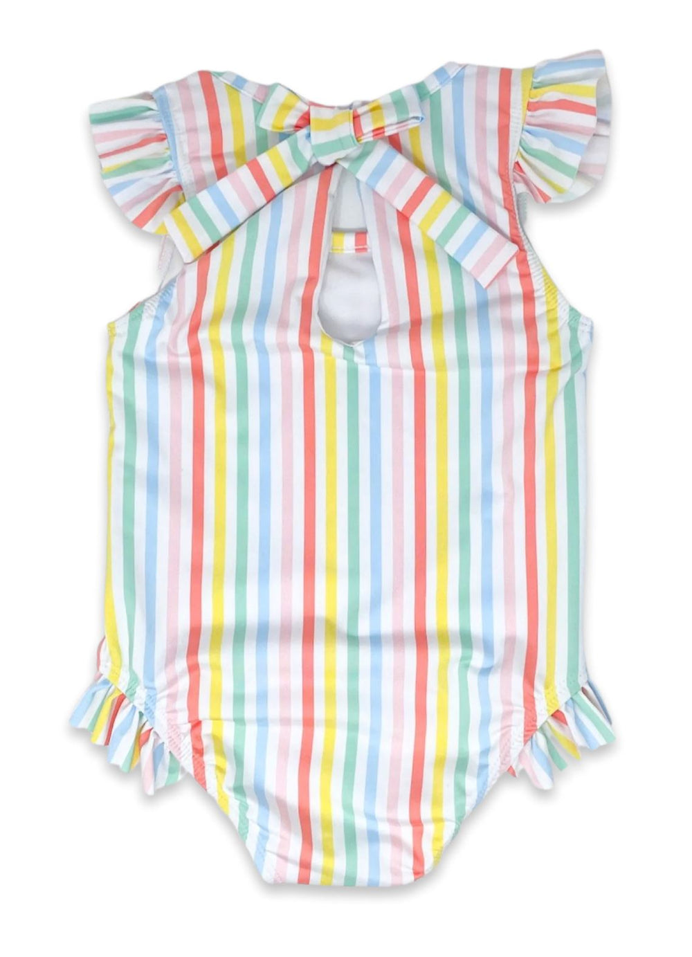 Lottie Swimsuit - Rainbow Stripe Girl Bathing Suit Lullaby Set 