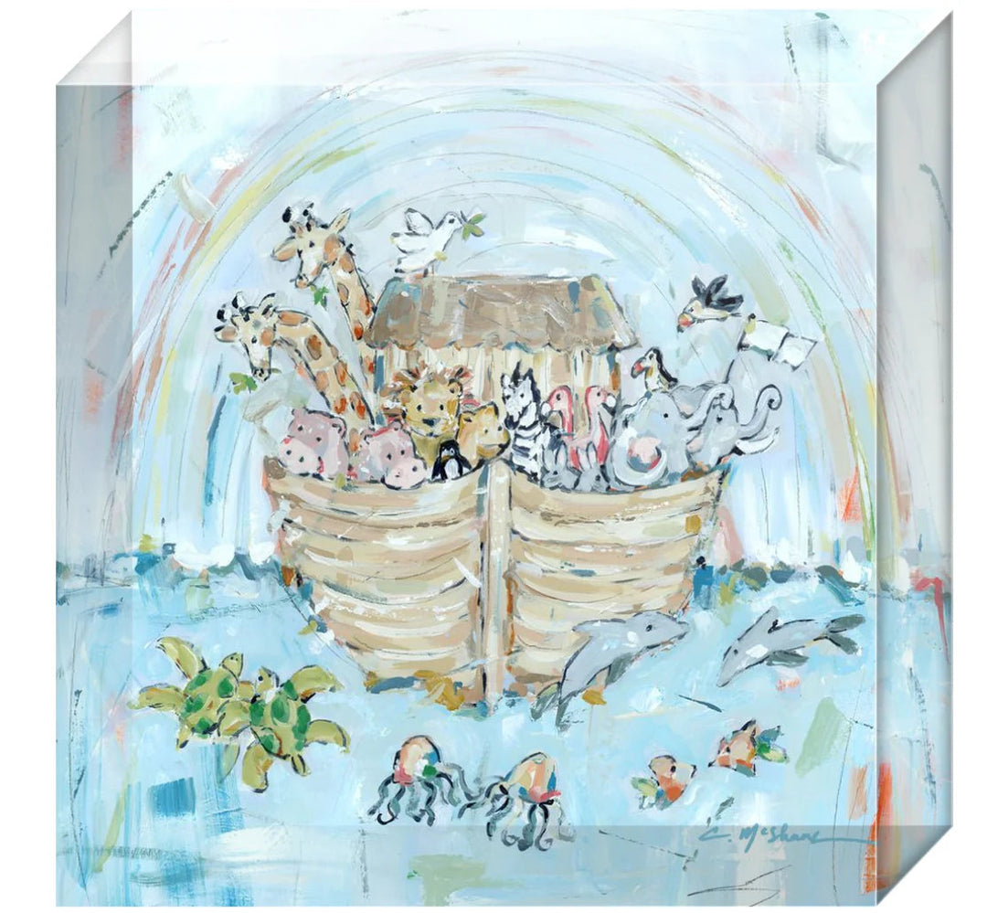 Noah's ark III Acrylic Block Home Decor Art by Susan