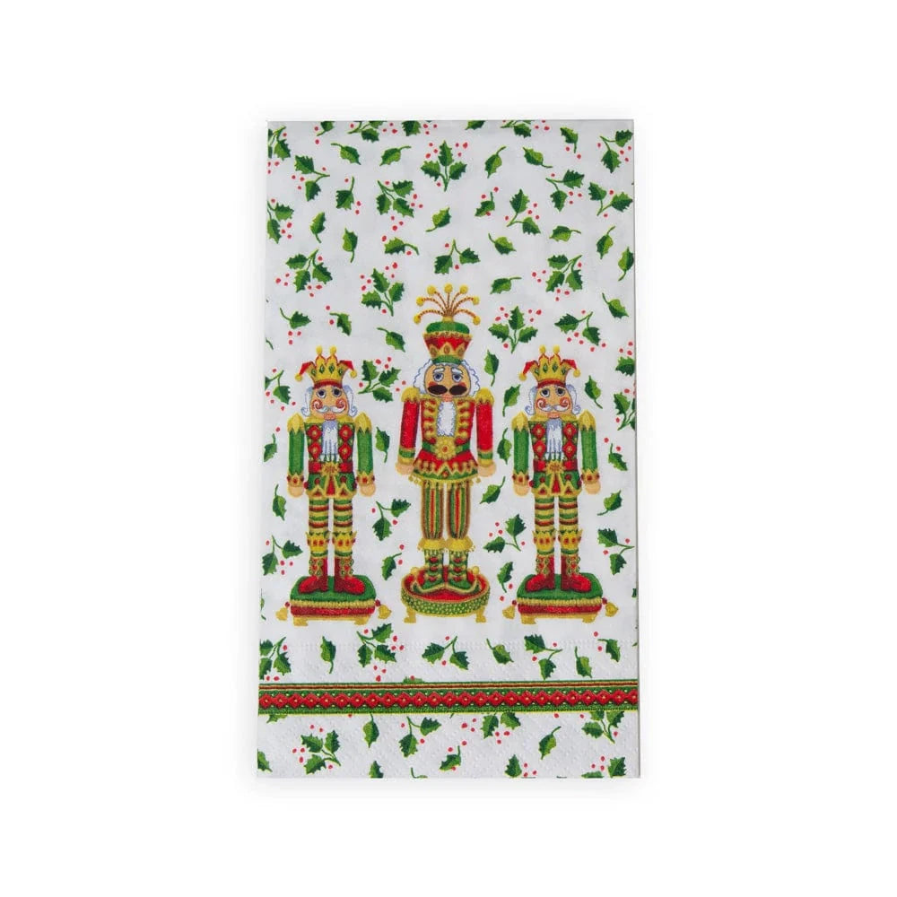 Nutcracker Christmas Guest Towel Napkins Guest Towels Caspari