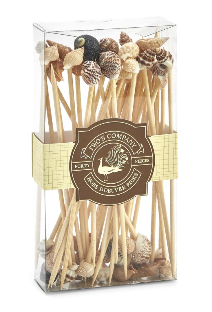 Sea Fare 40 Shell Hors Doeuvre Long Picks Toothpicks Two's Company