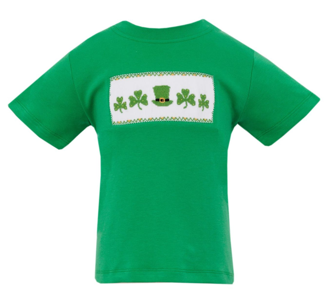 Shamrocks Smocked T-Shirt Boy Shirt Velani