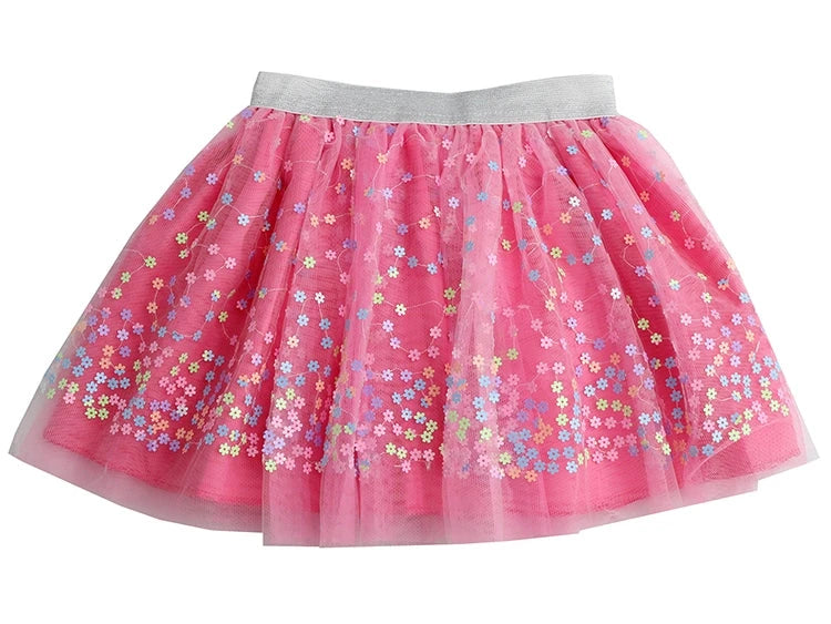 Sprinkle Flower Tutu Girl Skirt Sparkle Sisters