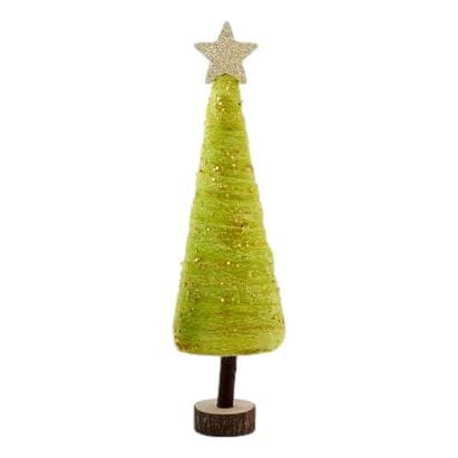 Spun Cotton Tree - Large - Citrine Christmas Decor 180 Degrees