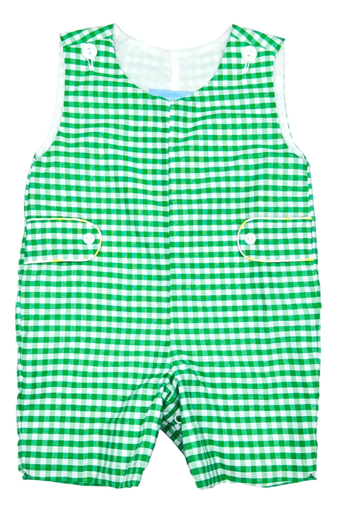 Summer Green Check Even Jon Jon Boy Jon Jon Charming Little Ones