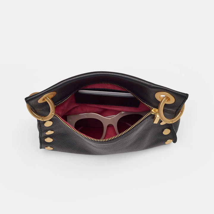 Tony Medium Leather Crossbody Bag - Black Purse Hammitt