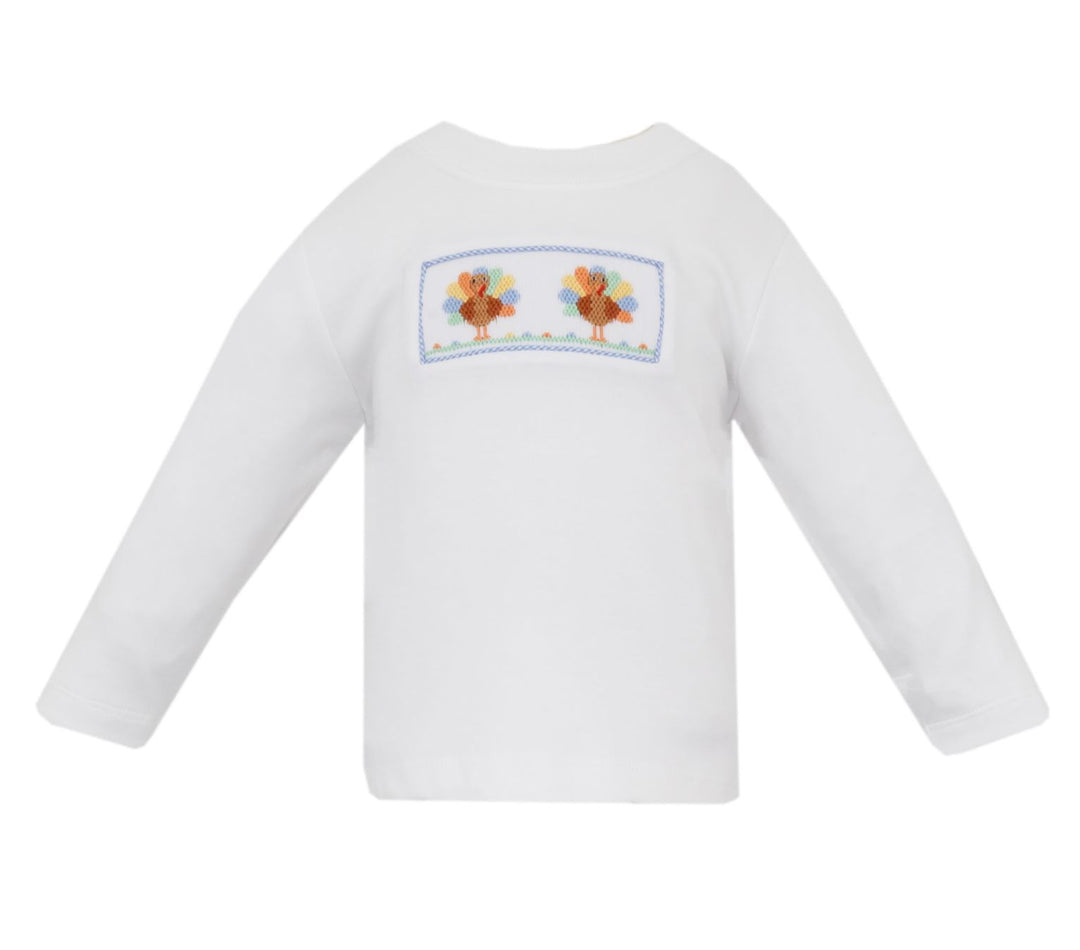 Turkies Smocked T-Shirt Boy Shirt Petit Bebe
