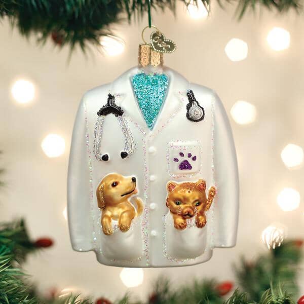 Veterinarian's Coat Ornament Christmas Ornament Old World Christmas