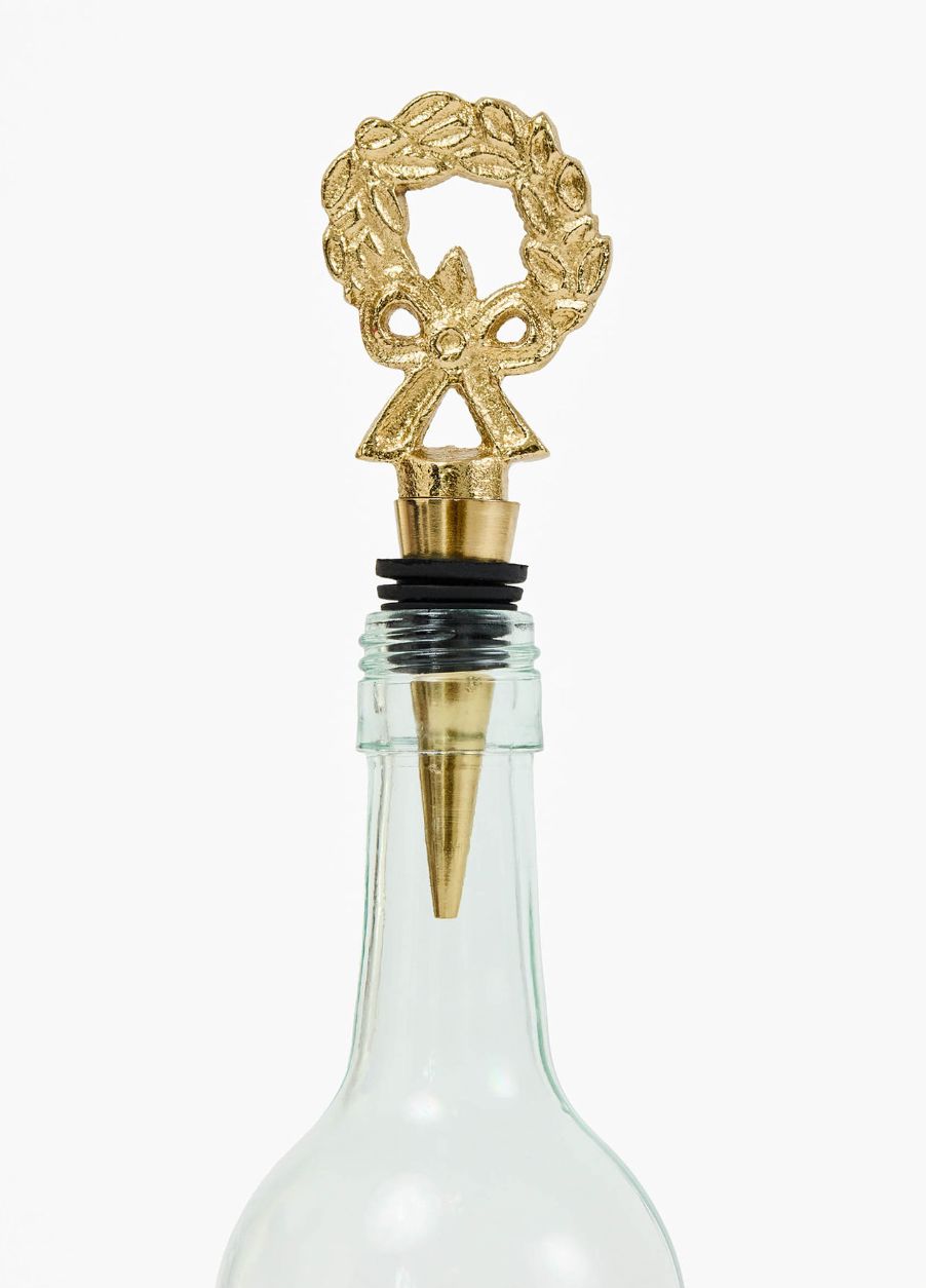 Wine Stopper - Wreath Bottle Openers Mary Square