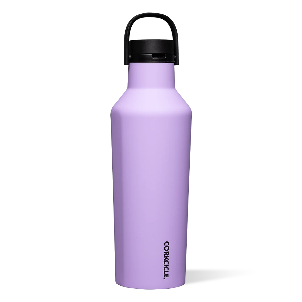 20oz Sport Canteen Drinkware Corkcicle Sun-Soaked Lilac 