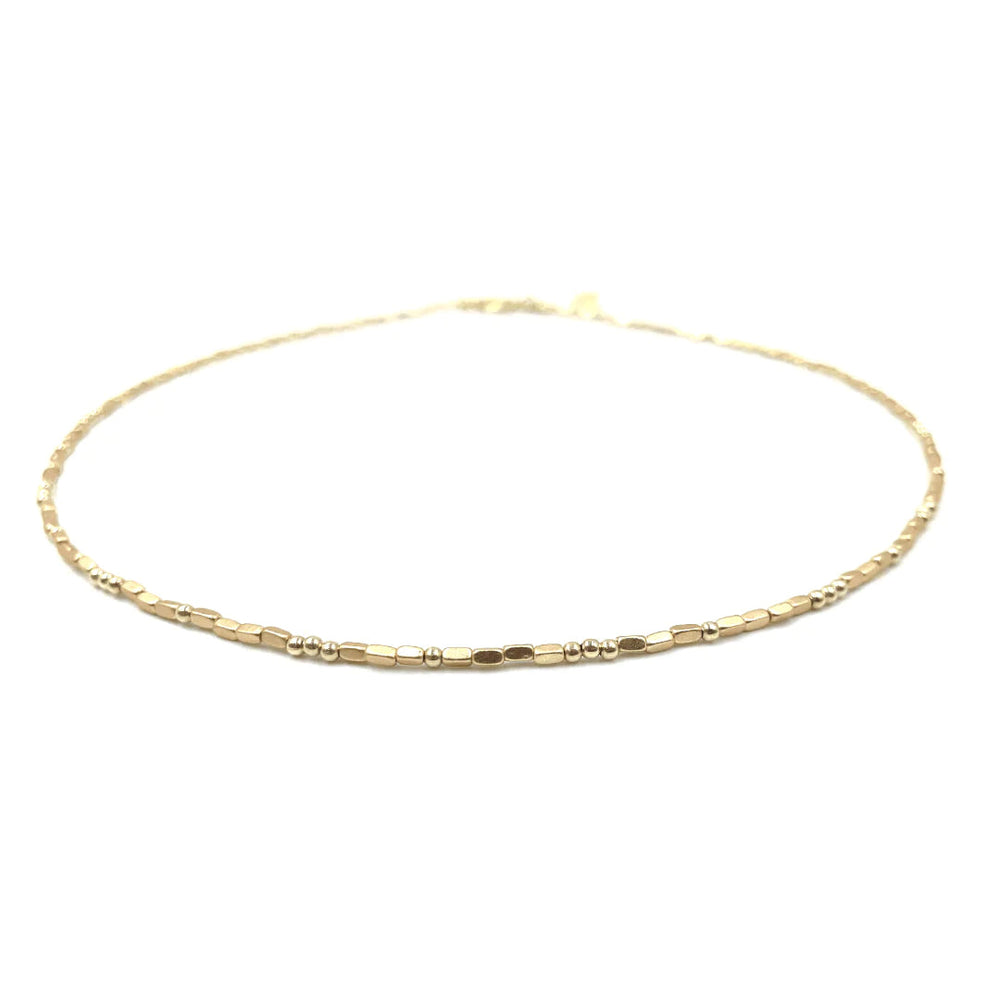 2mm Harbor Necklace Necklace Erin Gray Gold 