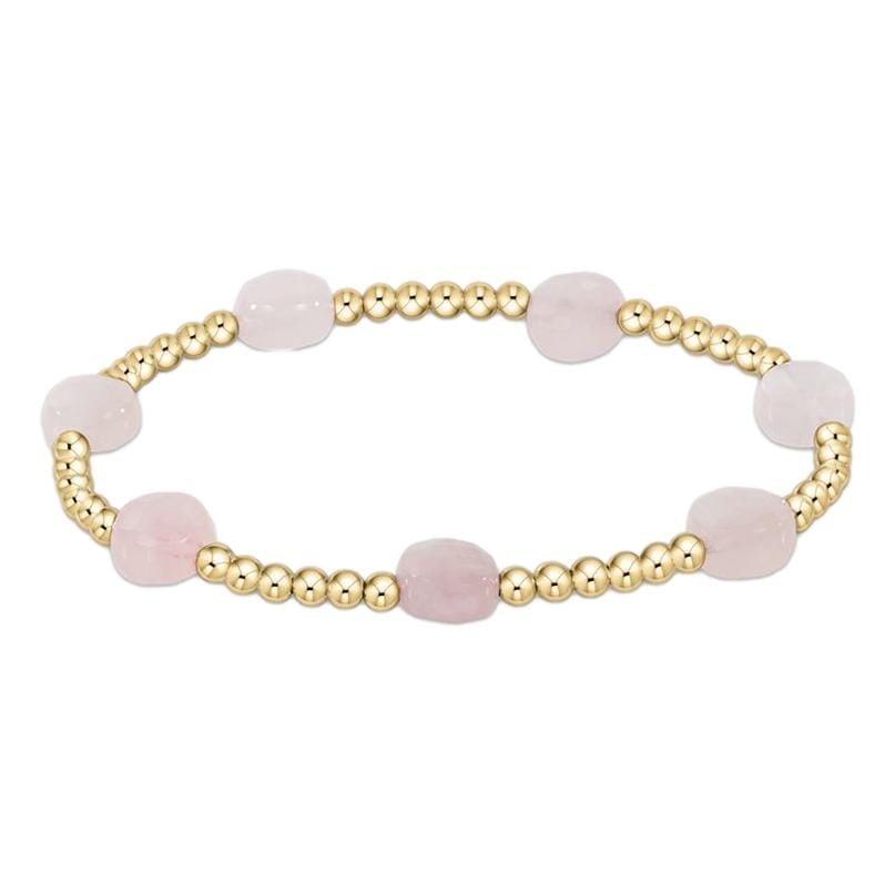 Admire Gem 3mm Gold Bracelet - Amazonite main image 1
