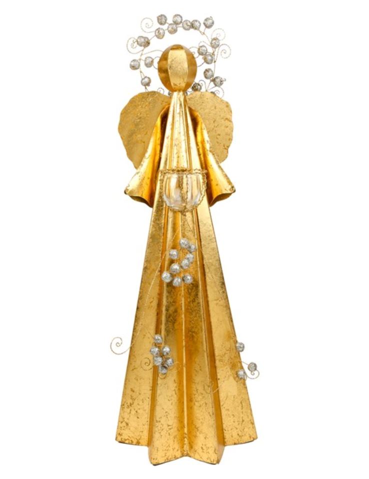 Archangel with Glass, Grand Christmas Decor Trade Cie