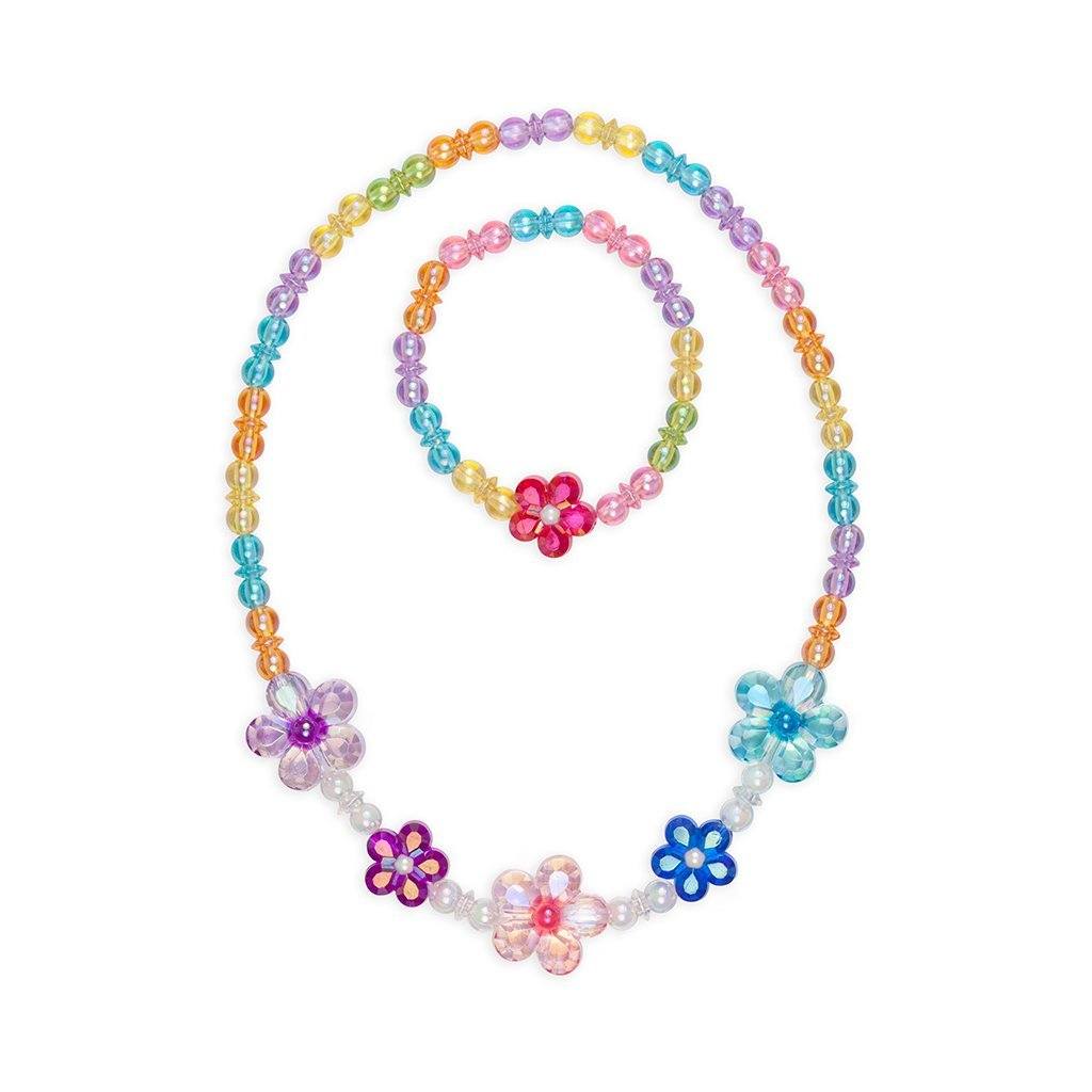 Blooming Beads Necklace and Bracelet Set Costume Jewelry Great Pretenders