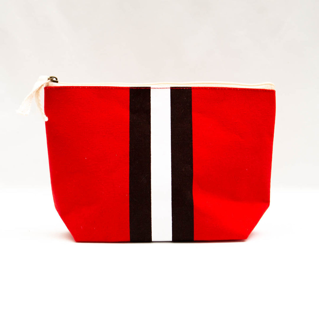 Campus Stripe Cosmetic Bags and Totes The Royal Standard