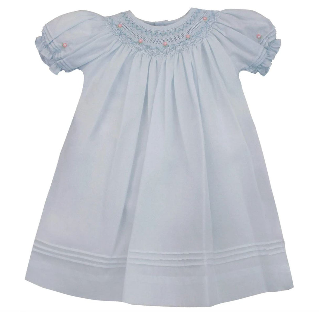 Daygown with Heart & Pearls Baby Gown Petite Ami