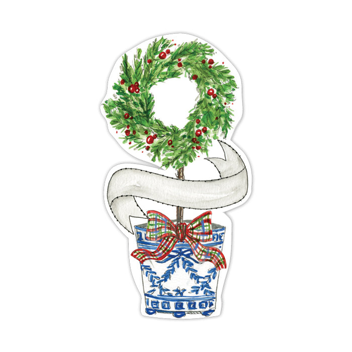Die-Cut Accents - Handpainted Traditional Topiary Place Cards Rosanne Beck